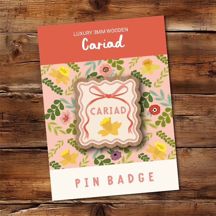 Cariad Pin Badge