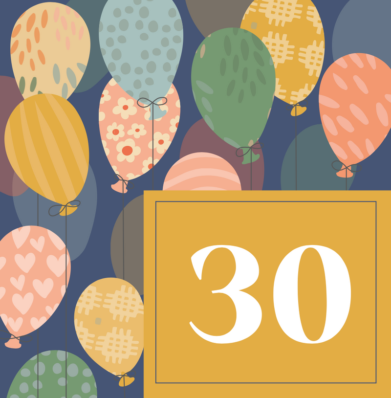 Age Milestone Full Collection / 6x of each design