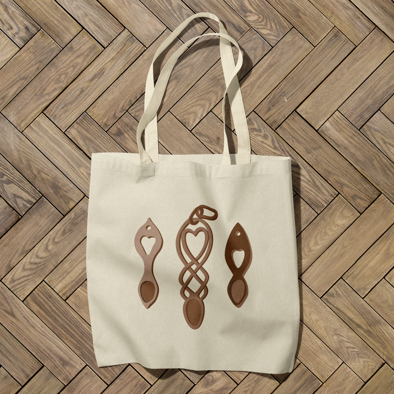 Lovespoons Tote gift bag