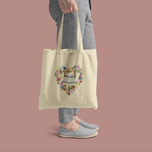 Dydd Santes Dwynwen Tote gift bag