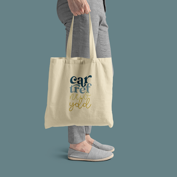 Cartref Newydd Tote gift bag