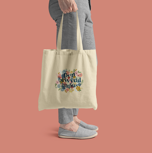 Penblwydd posie Tote gift bag