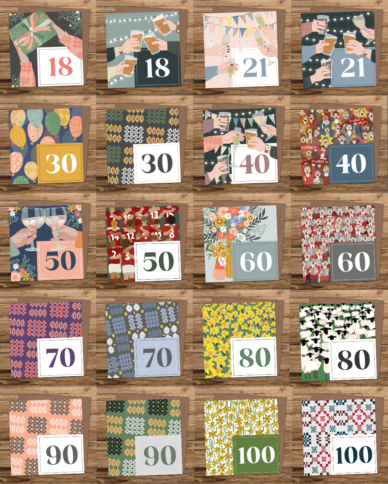 The Hiraeth Age Milestone / Full Collection / 6x of each design