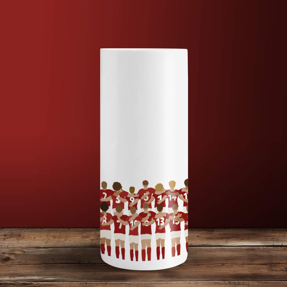 National Anthem Tall Ceramic Vase