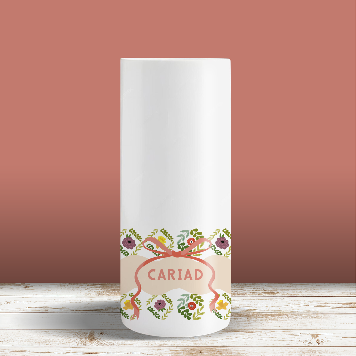 Cariad Blooms Tall vase