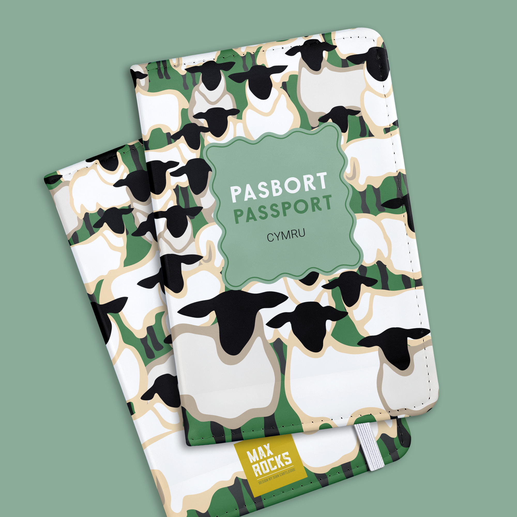 Green green grass Passport / Pasbort Holder