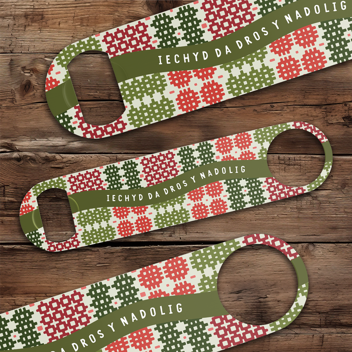 Christmas Tapestry Bottle Opener