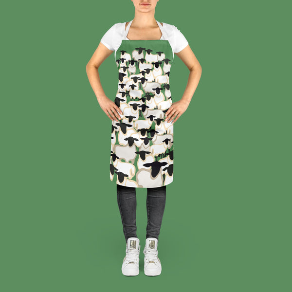 Crowd of Sheep Apron