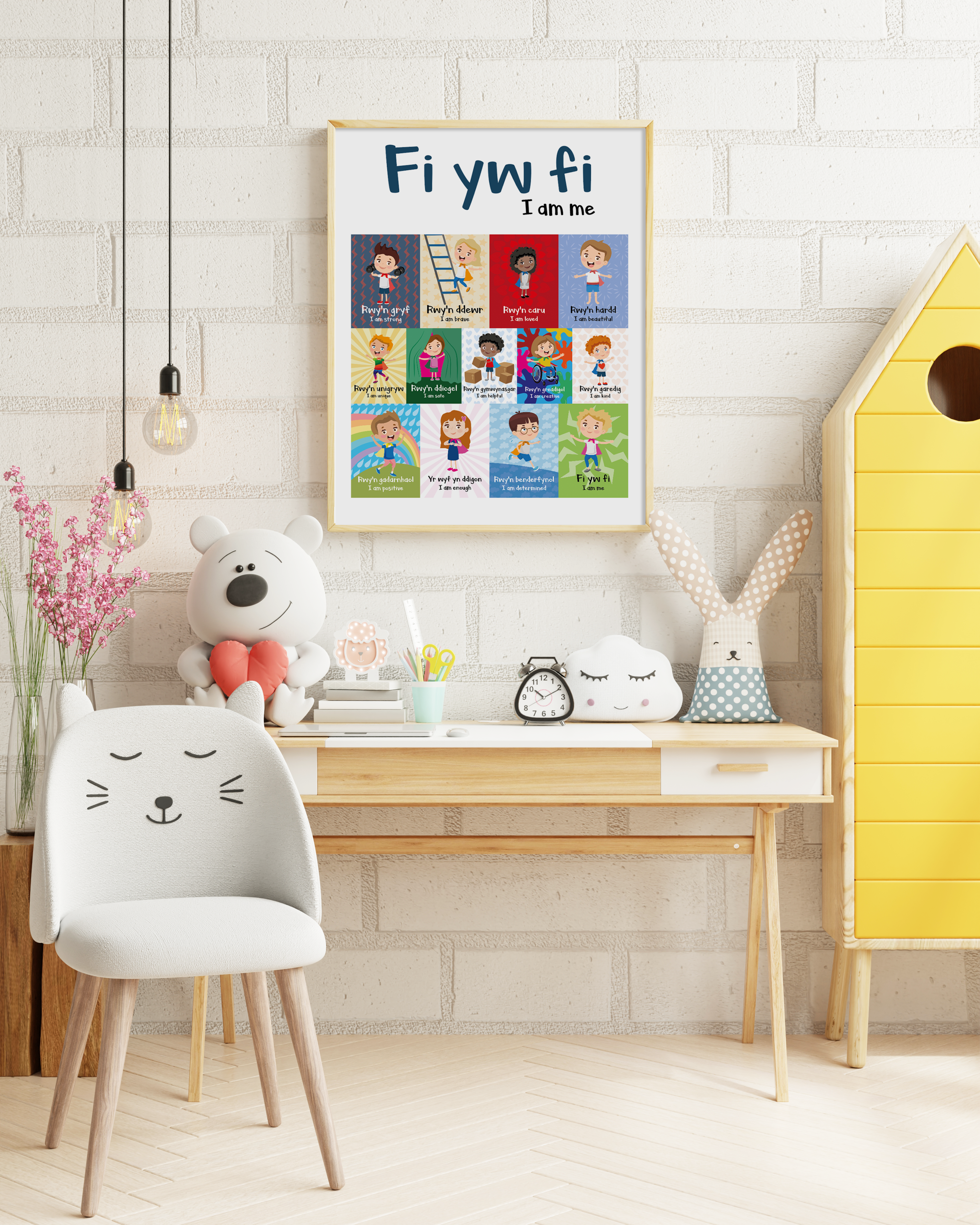 Fi yw fi / I am me A2 Affirmation Print