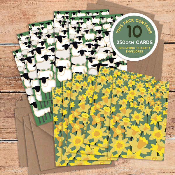 Welsh Fields Mini Luxury A7 Card Pack