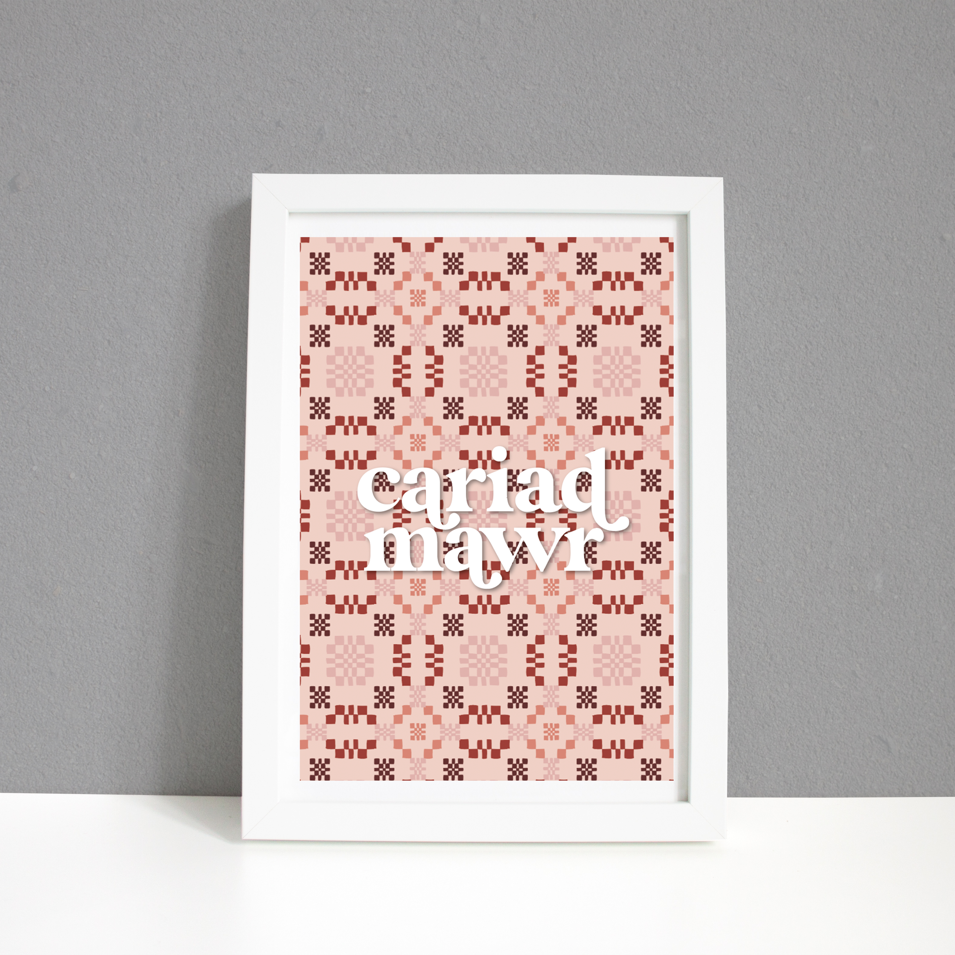 CARIAD TAPESTRY A4 PRINT / FRAMED AND UNFRAMED