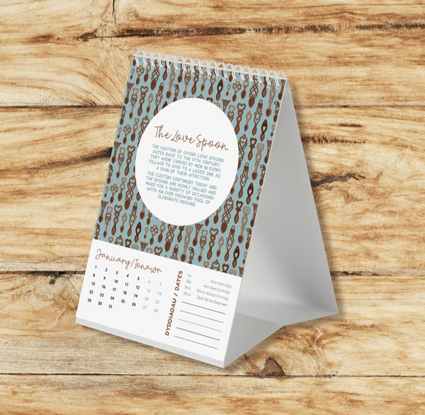 Desk and Wall Calendar / Calendrau Desg & Wal 2024
