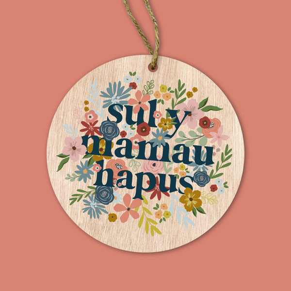 Sul u Mamau Posie Wooden Gift Decoration