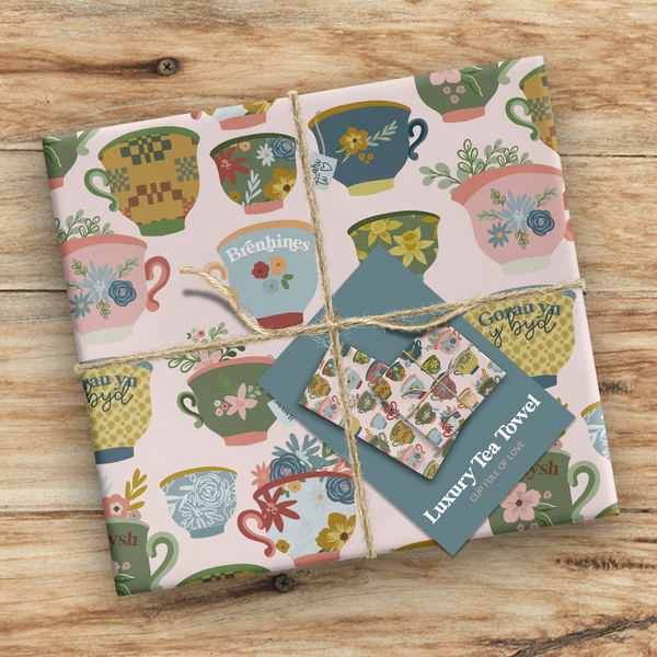 Lysh Cups Tea Towel