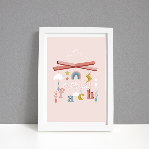 Merch Fach A4 Art Print (Framed or Unframed)