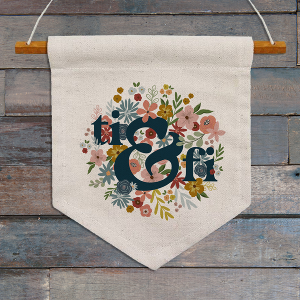Ti & Fi (You and me) Pennant Flag