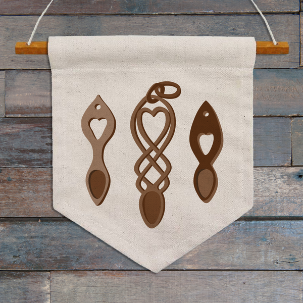 Lovespoon Pennant Flag