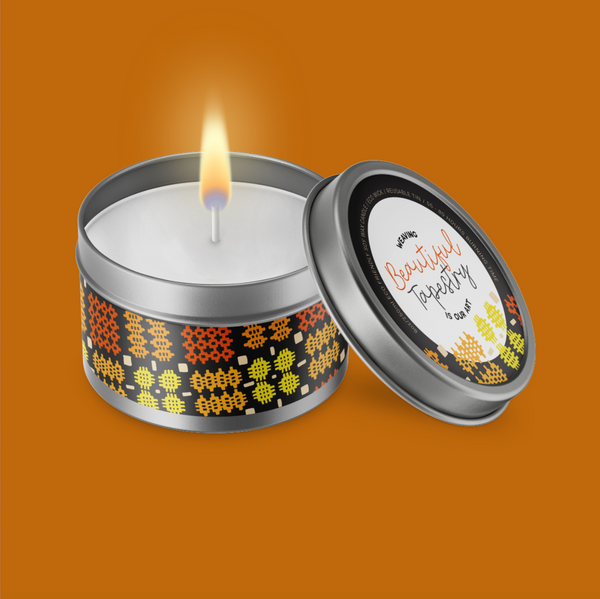 Weaving BEAUTIFUL TAPESTRY is our art Candle