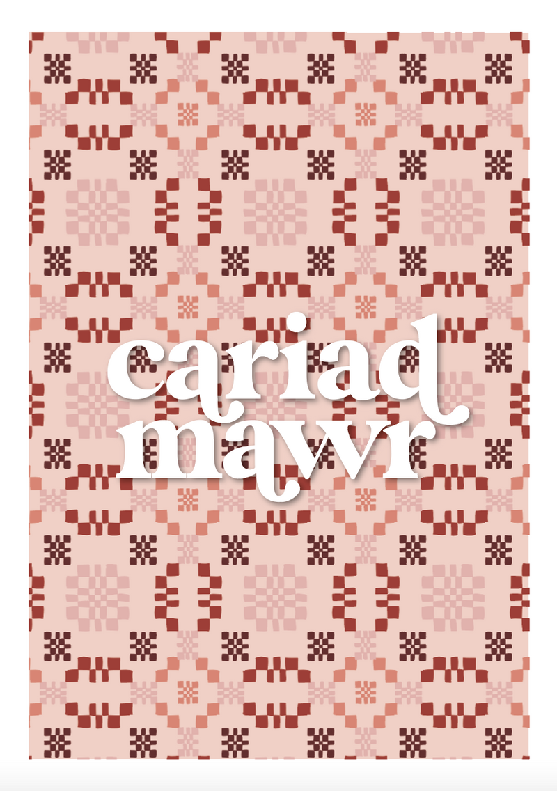 CARIAD TAPESTRY A4 PRINT / FRAMED AND UNFRAMED