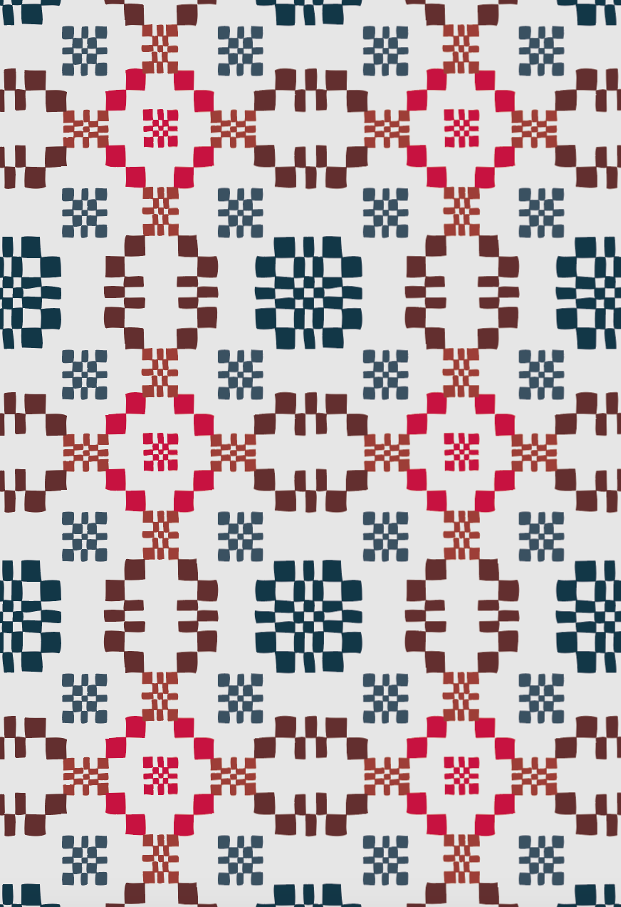 WOOLLEN TAPESTRY A4 PRINT / FRAMED AND UNFRAMED