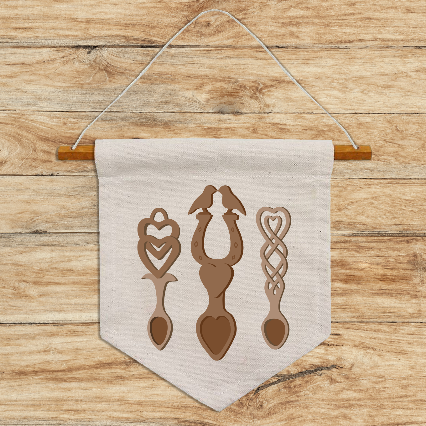 Love Birds Pennant Flag