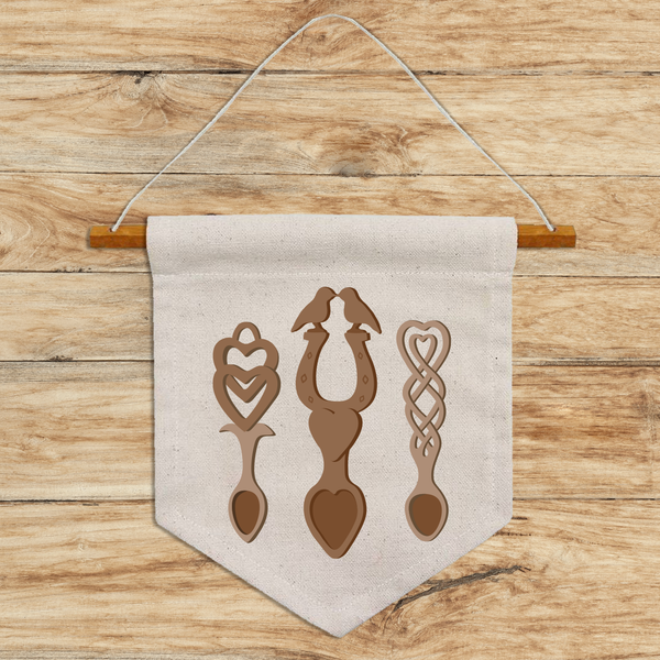 Love Birds Pennant Flag